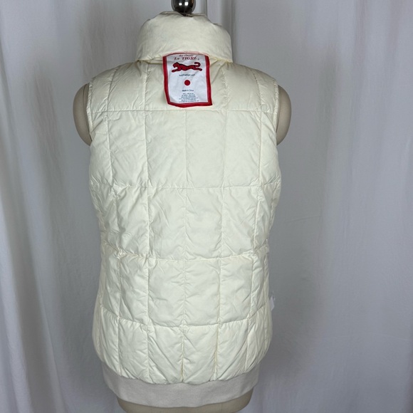 Le Tigre Yellow and Cream Puffer Vest - Picture 9 of 12